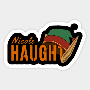 Nicole Haught Christmas Elf Sticker